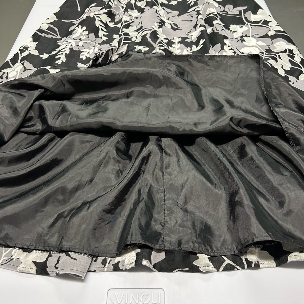 Alex Evenings Floral Cocktail Dress Size 14 Sleeveless Formal Party Event Gala - Picture 8 of 14